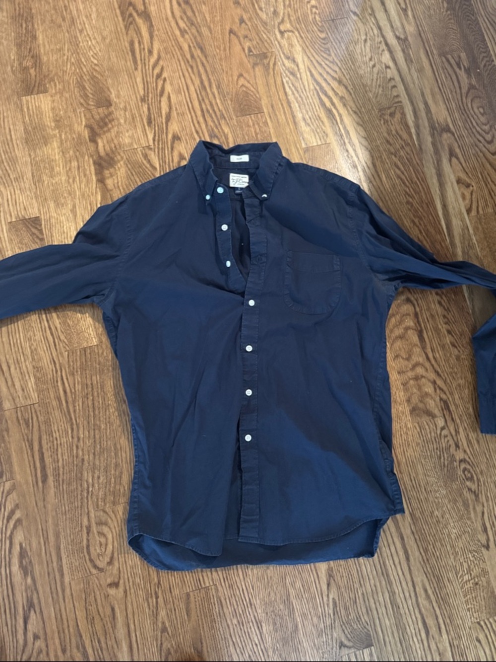 J crew Navy Button-Down Shirt